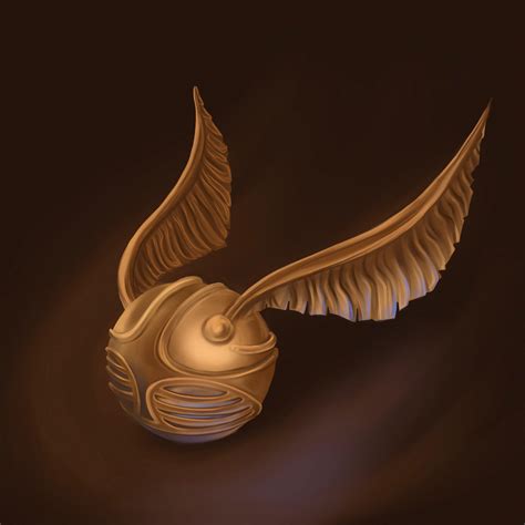 Harry Potter Quidditch Deconstructed Golden Snitch Metallic 